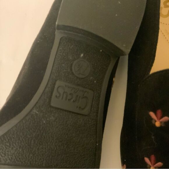 Circus by Sam Edelman Black Floral Print Harlem Loafers Women’s Size 7.5M - Picture 12 of 12